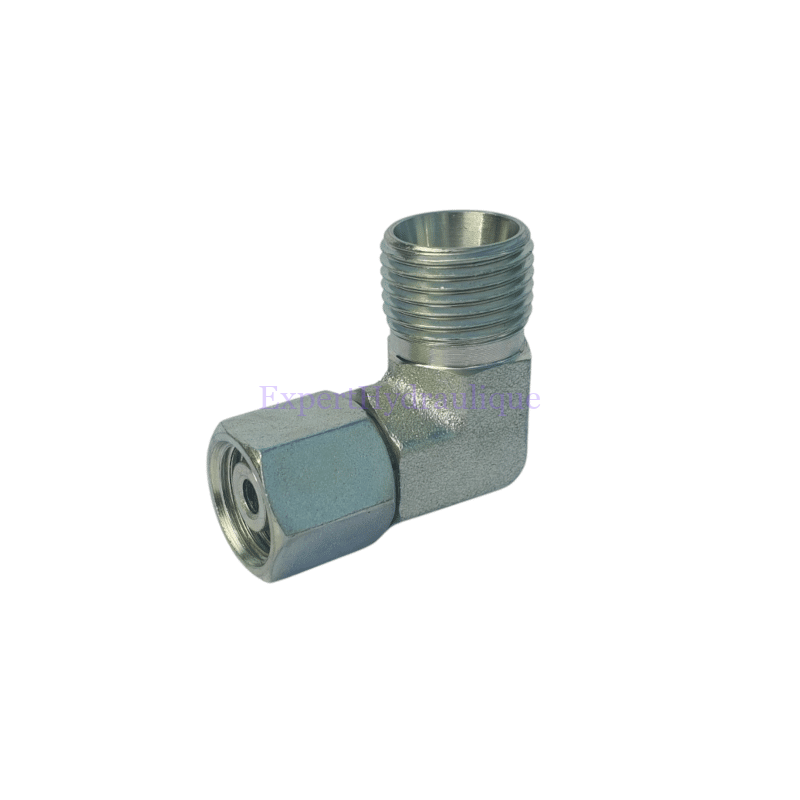 Raccord coudé mâle 10L (M16x150) – femelle 15L (M22x150) – Image 2